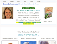 Tablet Screenshot of donnabainton.com
